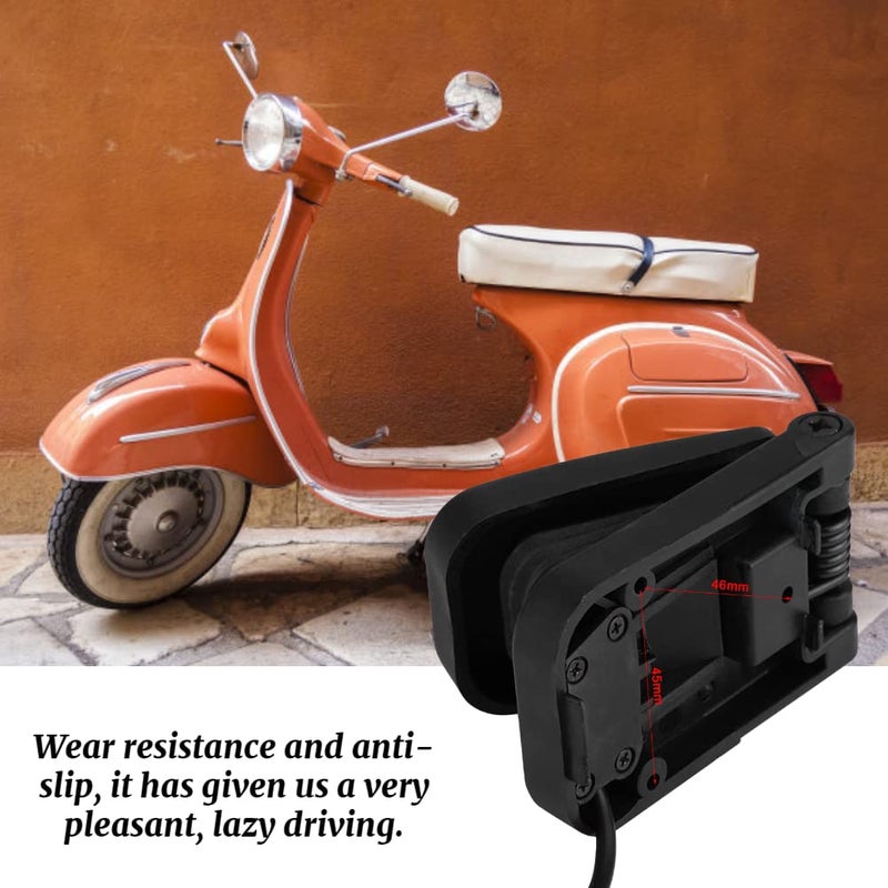 KIMISS Motorcycle Pedal Rubbers ATV Foot Accelerator Throttle Speed Control Universal for Electric Bikes, Scooters, ATV - Image 5