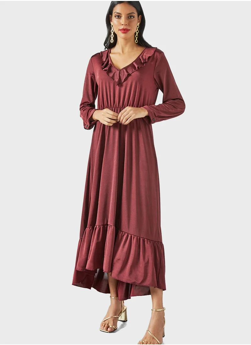 SIVVI for HANIYA Puff Sleeve Dress