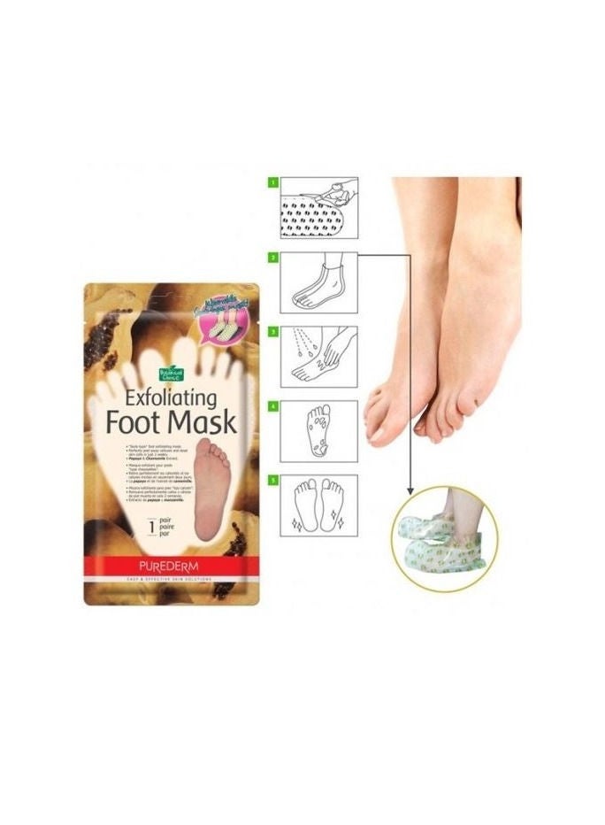 بيور ديرم عبوة من 3 أقنعة لتقشير القدمين - Image 3