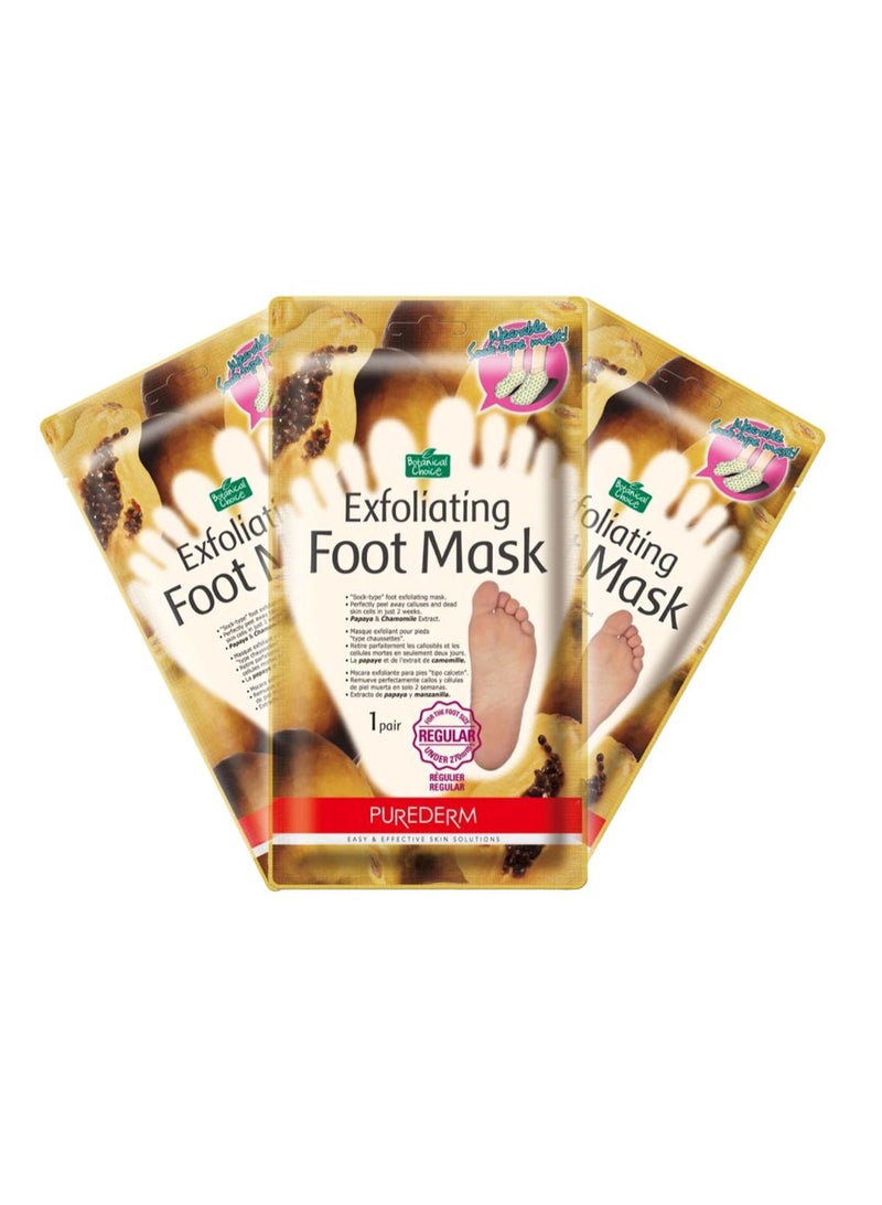 بيور ديرم عبوة من 3 أقنعة لتقشير القدمين - Image 4