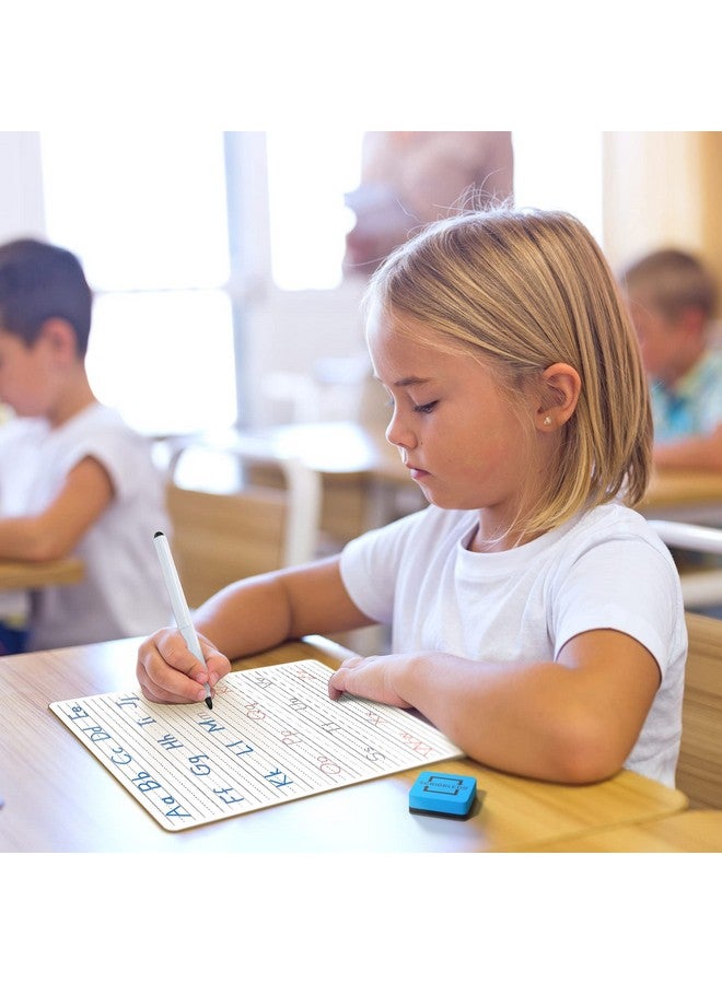 Scribbledo Dry Erase Handwriting Practice For Kids 9 X 12 Inch Alphabet Tracing Board Whiteboard Letter Tracing For Kids Ages 3-5 Write And Wipe Alphabet Practice Cards Letters Writing Board - Image 3