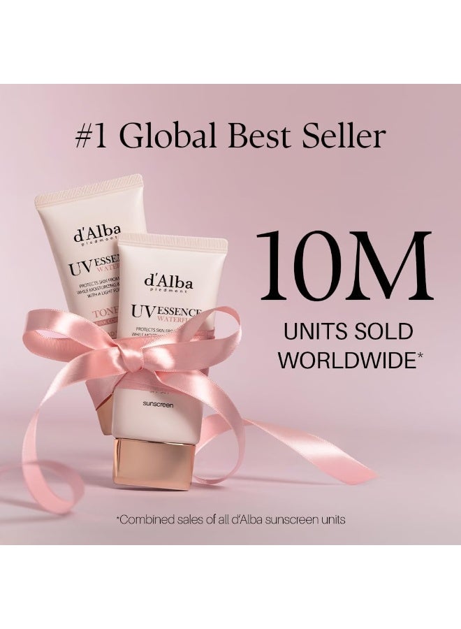 d'alba Piedmont Waterfull Tone-Up Sunscreen Serum BROAD SPECTRUM SPF 50 + Korean Sunscreen for Face, All Skin Tones, Sweat Proof Formula (1.69 fl.oz.) - Image 3