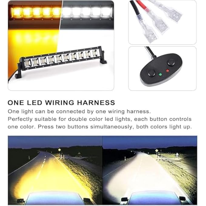 توبيز يتضمن ضوء LED الأسلاك مجموعة مفاتيح تدعم شريط إضاءة LED بقوة 300 وات وشبكة أسلاك واحدة باللون الأسود - Image 5