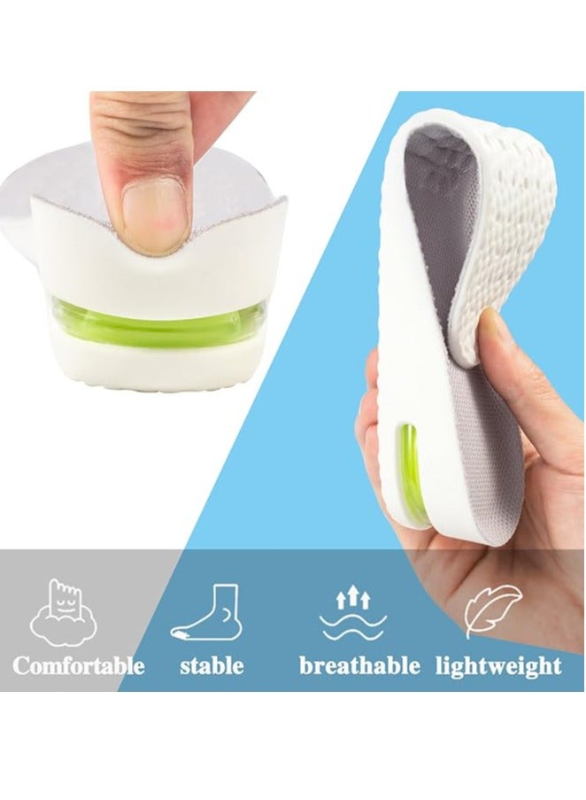 Removable Air Cushion Insoles for Men and Women Are Designed For Comfort And Style Size: Light Grey 3.5cm - Image 4