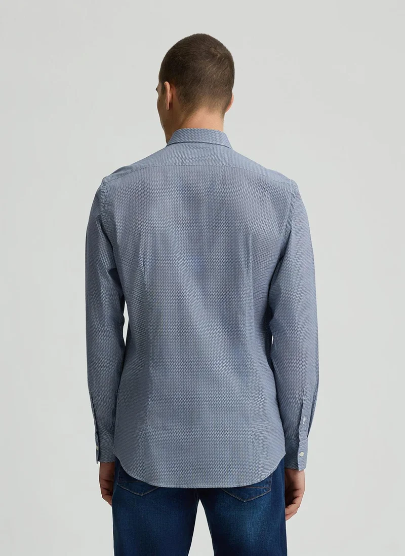 ليو جو Mosaic-Print Shirt