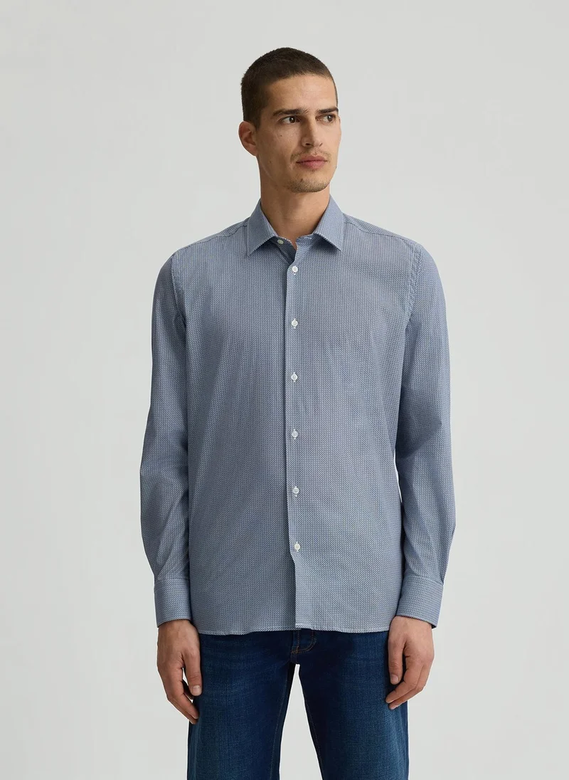 ليو جو Mosaic-Print Shirt