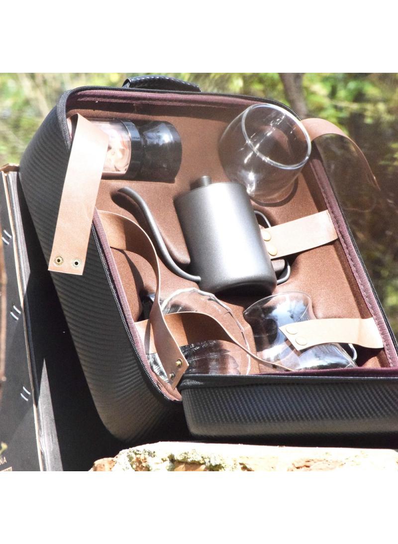 general 9-Piece Hand Brewed Coffee Set Coffee Grinding Gift Box - Image 3