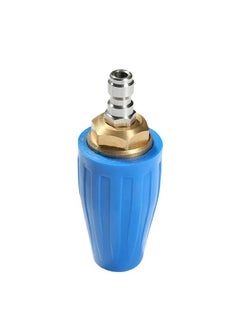 Pressure Washer Tips Turbo Nozzle 4000psi Max Rotating Pressure Washer Nozzle with 1/4'' Quick Connect for Remove Ads Bark Rust