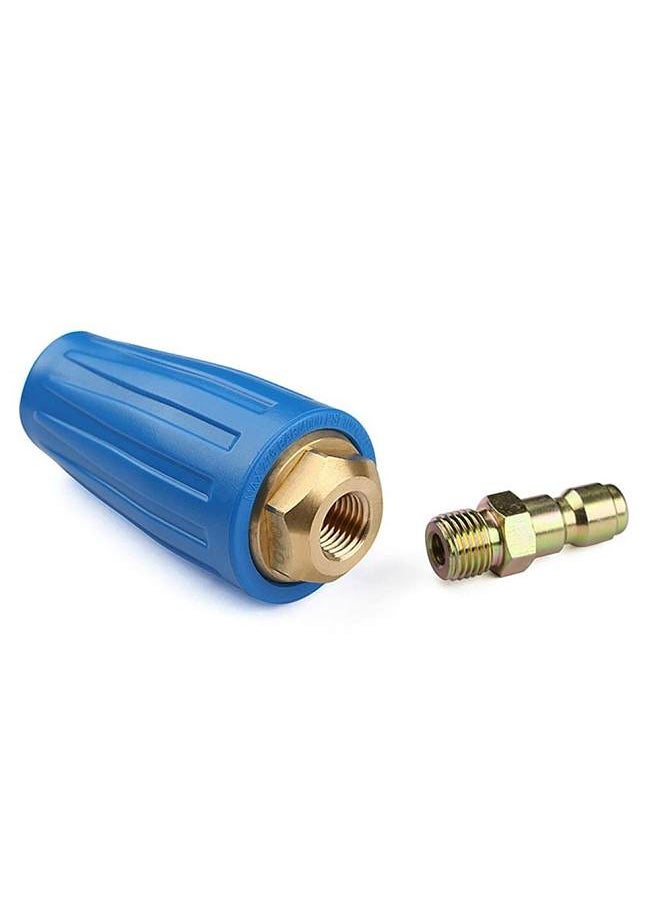 Generic - Pressure Washer Tips Turbo Nozzle 4000psi Max Rotating Pressure Washer Nozzle with 1/4'' Quick Connect for Remove Ads Bark Rust - Image 1