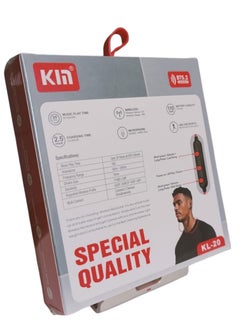 KIN Kin Hi-Fi Wireless Headphone KL- 20 Black-Red  - Image 2