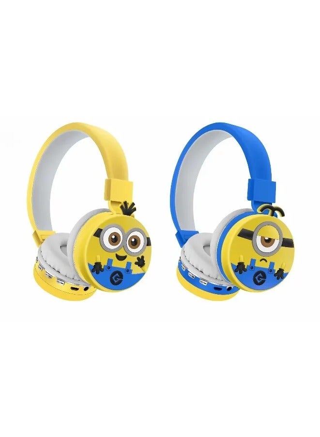 Minions Cartoon Kids Wireless Bluetooth Headphone - Image 2