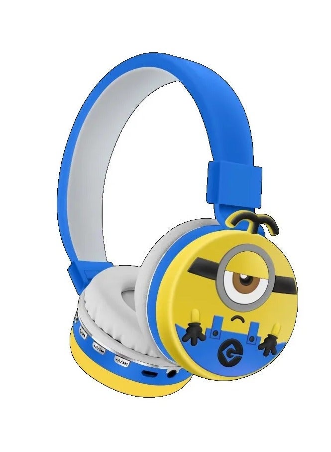 Minions Cartoon Kids Wireless Bluetooth Headphone - Image 1