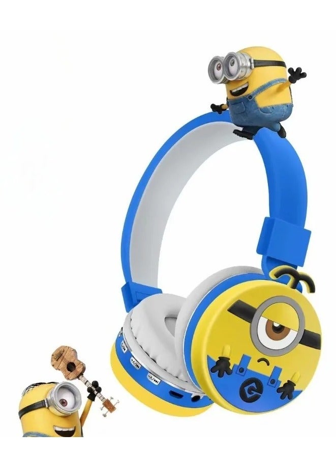 Minions Cartoon Kids Wireless Bluetooth Headphone - Image 3