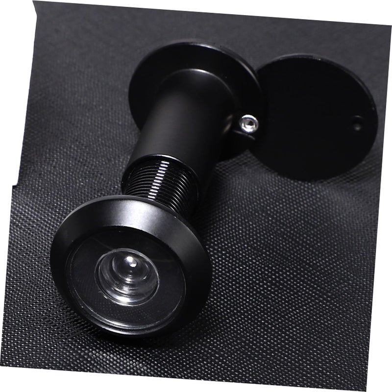 Wide Angle Door Peephole Viewer Stainless Steel Privacy Cover Digital Security Kit - Image 3