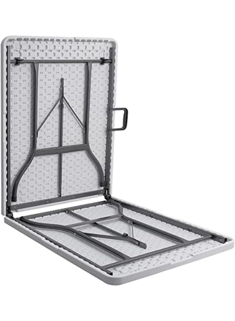 Portable Folding Table with Carry Case and HDPE Top Multi-Purpose Table for Camping, Events, Outdoor Activities and Indoor Use - Image 3