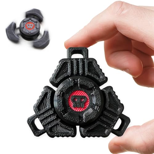pegxtwu Latest Models 3D Printed Fidget Spinner Multiple Rotation ModesLong Spinning Cool Silent Small Mini Toys for Anyone Anxiety Quiet Bearing - Image 1