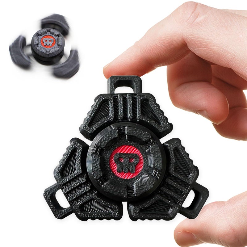 pegxtwu Latest Models 3D Printed Fidget Spinner Multiple Rotation ModesLong Spinning Cool Silent Small Mini Toys for Anyone Anxiety Quiet Bearing - Image 3