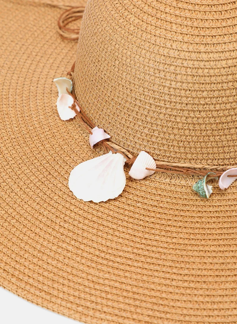 صوص هاوت Women's Bahama Sun Hat - Tan Brown