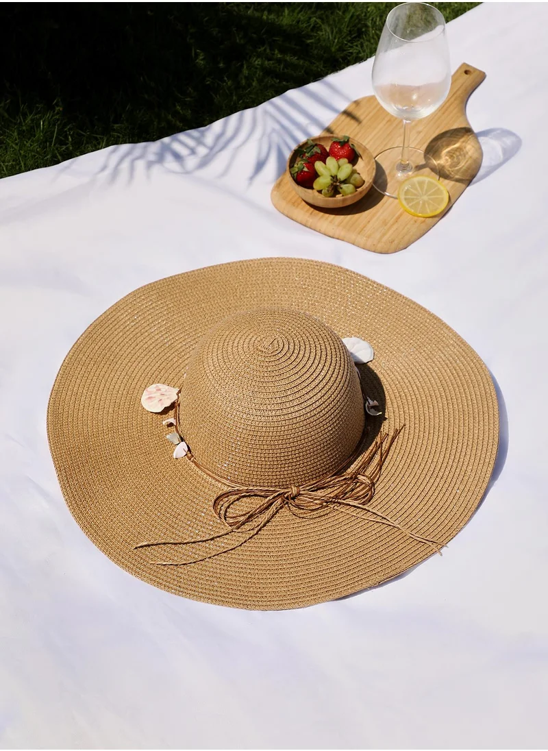 صوص هاوت Women's Bahama Sun Hat - Tan Brown