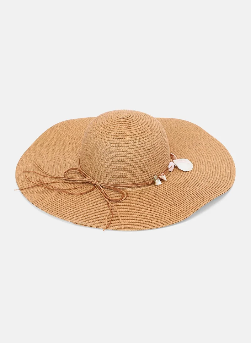صوص هاوت Women's Bahama Sun Hat - Tan Brown