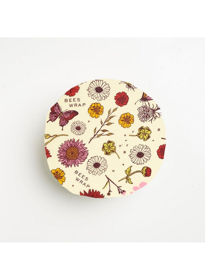 Bee's Wrap Bee's Wrap Vegan Beeswax Wraps for Food - Vegan Meadow Magic 3 Pack (S, M, L) Made in USA Reusable & Organic Food Wraps, Sandwich Wrap & Bowl Covers - Eco Alternative to Aluminum Foil & Plastic Wrap  - Image 3