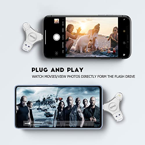 iDiskk App*le Certified iDiskk 1TB iPhone 17 and 16 Photo flashdrive for iPhone Photo Stick USB -C iPad Pro Android Samsung for iPhone 15/14/14 PRO/13/13 PRO/12 pro/12/11, Thumb Drive for iPhone Photos - Image 3