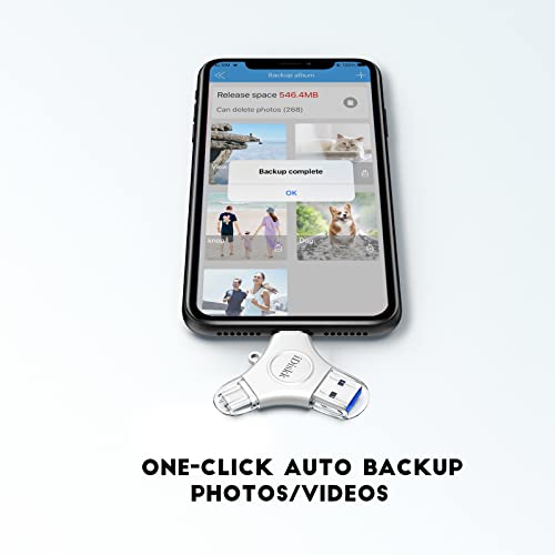 iDiskk App*le Certified iDiskk 1TB iPhone 17 and 16 Photo flashdrive for iPhone Photo Stick USB -C iPad Pro Android Samsung for iPhone 15/14/14 PRO/13/13 PRO/12 pro/12/11, Thumb Drive for iPhone Photos - Image 2