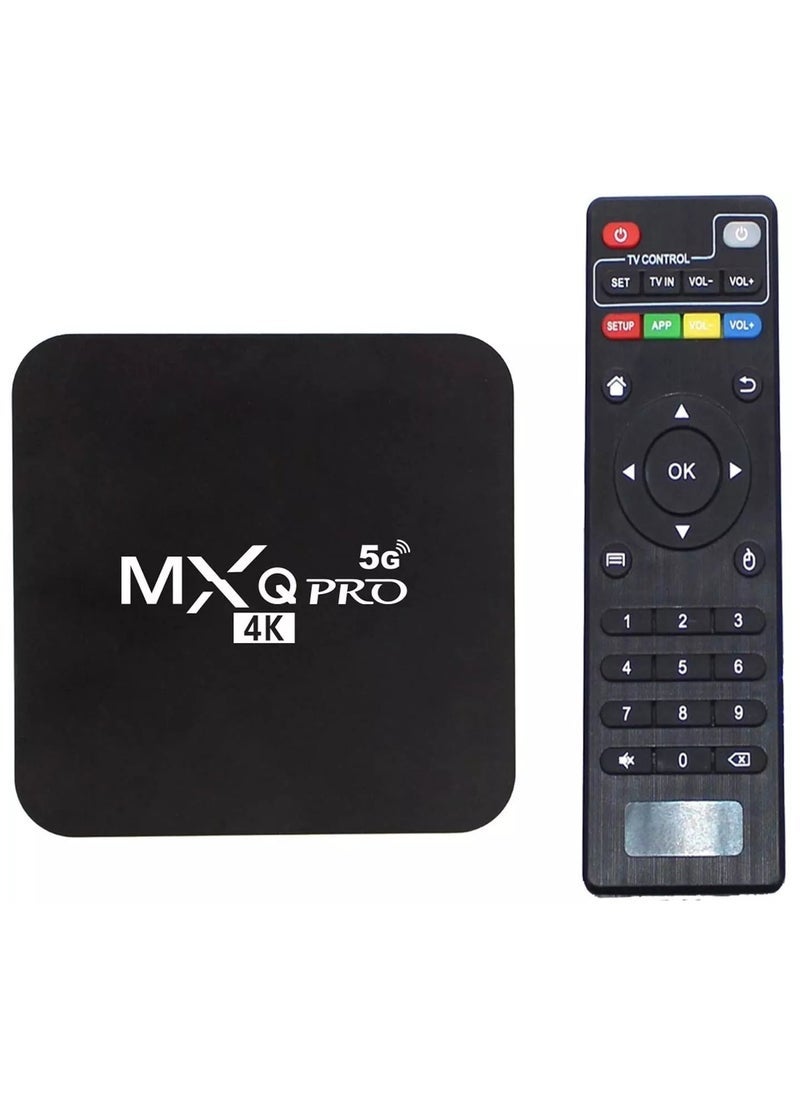 ELTRAZONE MXQ Pro 4K Android 10.0 Smart TV Box – Ultra HD 64Bit Media Player with 5G Dual-Band WiFi, Quad-Core Processor, HDMI Output, USB  AV Support – High-Speed Home Entertainment Streaming Device for YouTube, Netflix  More - Image 5