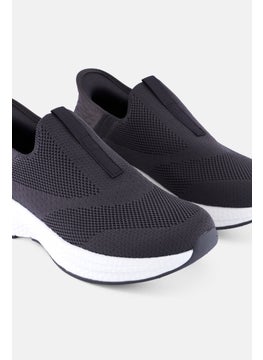 RBX Men Slip On Training Shoes, Dark Grey  - Image 3