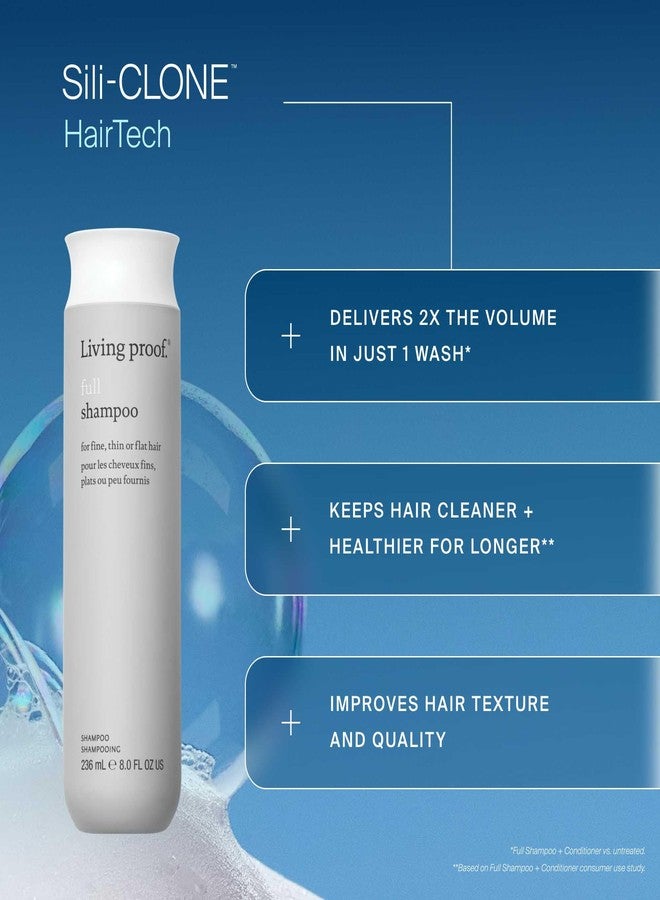 Living proof Full Shampoo, Volumizing Shampoo for Thin Hair, Paraben & Silicone Free, Safe for Color Treated Hair, 8 oz - Image 3