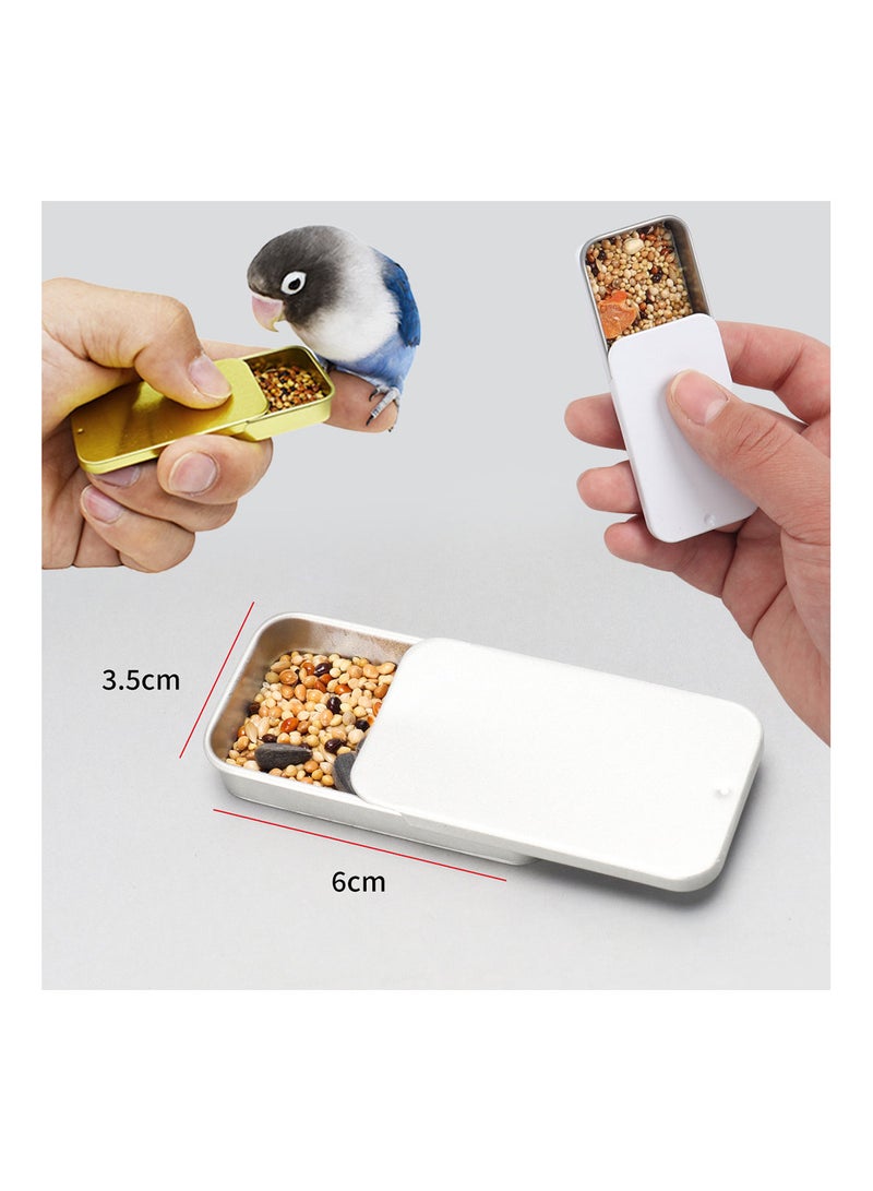 Birds Food Metal Storage Box - Image 1
