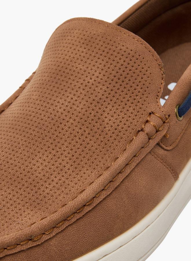 Lee Cooper Men Perforated Slip-On Loafers - Image 4