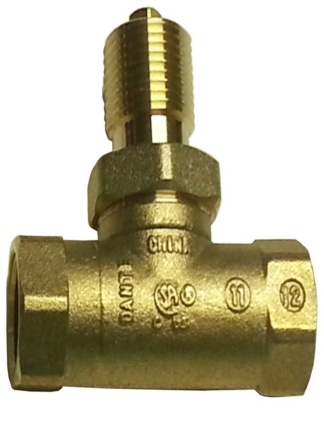 Dante Products 1/2- inch, Straight, Quarter-Turn Ball Valve