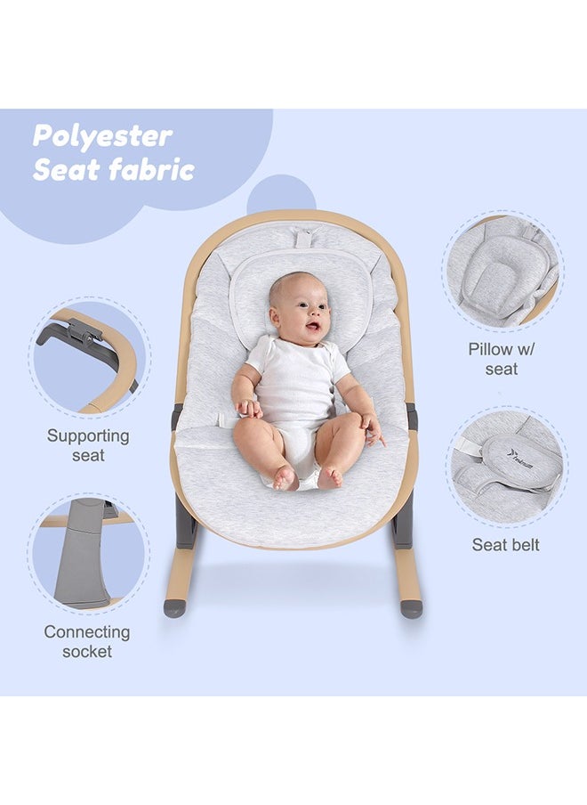 3 Stage Baby Bouncer / Recliner Seat W/ Mosquito Net - Ivory - pzsku/ZB6CA782ADD21DE39669FZ/45/_/1721643035/77fd7a32-1d4e-4521-b831-5364cb187c17