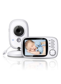 Generic 3.2''LCD 270P Wireless Video Baby Monitor with with Camera and Audio,Night Vision,Temperature Display, 2-way Talk, VOX, 8 Lullabies No WiFi  - Image 2