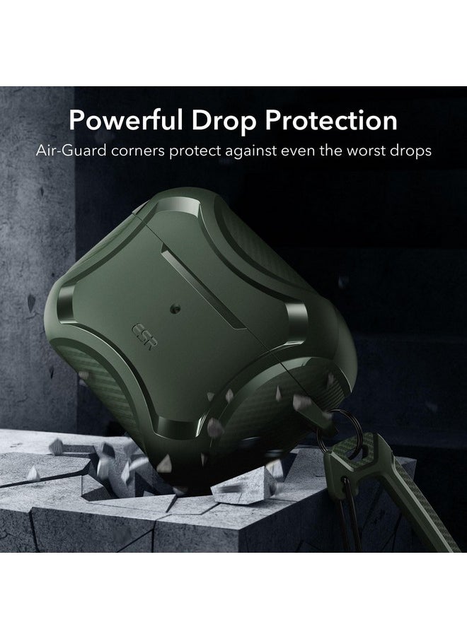 اي اس ار جراب ESR لسماعات AirPods Pro 2، متوافق مع MagSafe، شحن لاسلكي HaLolock، حماية قوية من السقوط، TPU، غطاء مغناطيسي متين لسماعات AirPods Pro الجيل الأول/الثاني (2023/2022/2019)، أخضر  - Image 4