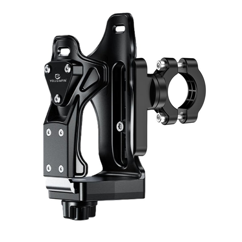 Yellowfin Bike Cup Holder, Motorcycle Water Bottle Holder 360° Rotation Adjust Bicycle Handlebar Water Bottle Cages, Upgraded Expandable Design Drink Holder for Bicycle, Motorcycle, ATV (Extra Large) - Image 2