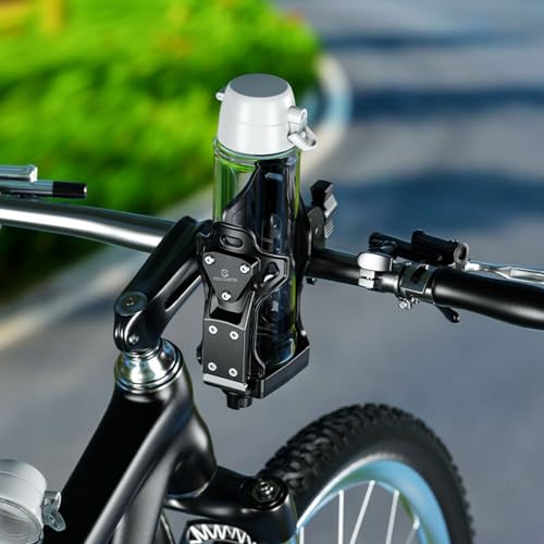 Yellowfin Bike Cup Holder, Motorcycle Water Bottle Holder 360° Rotation Adjust Bicycle Handlebar Water Bottle Cages, Upgraded Expandable Design Drink Holder for Bicycle, Motorcycle, ATV (Extra Large) - Image 5