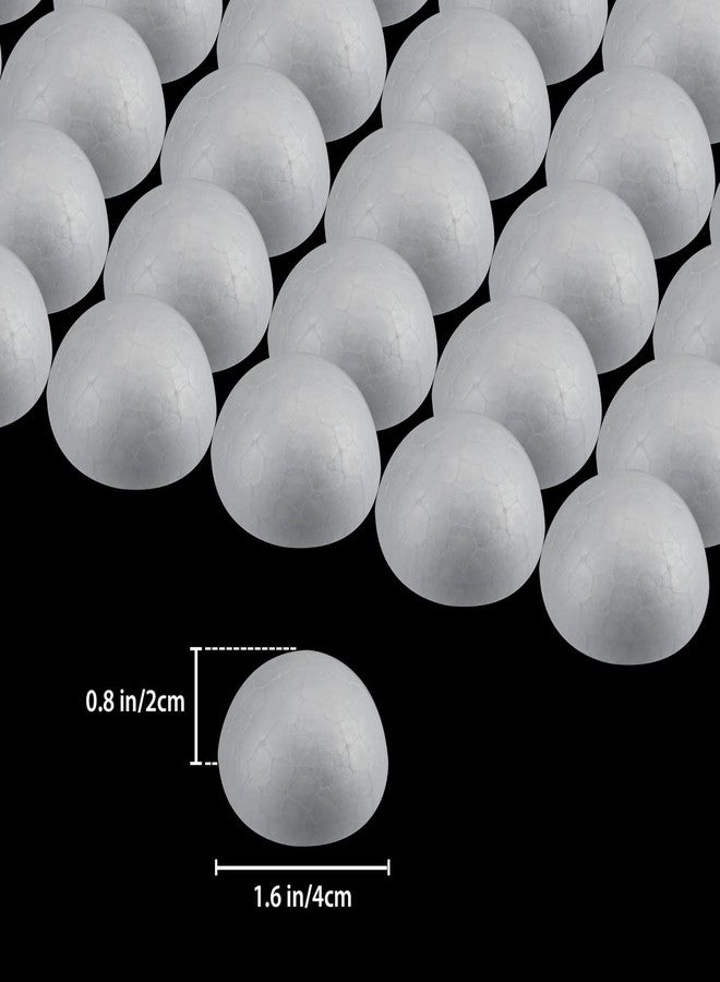 IFAMIO 50 Pack Half Foam Balls 1.6 Inch Half Sphere Solid Blank Foam Balls for Art Decoration Polystyrene Hemispherical Small Craft Foam Balls for Easter Sphere Foam Ball for School DIY Projects - Image 3