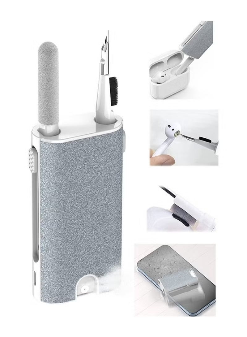 5 in 1 Electronics Cleaning Kit Laptop Screen Cleaning Kit Multifunctional Bluetooth Headphone Cleaning Tool for Computer Camera Lens Phone Laptop Bluetooth Headset - Image 1