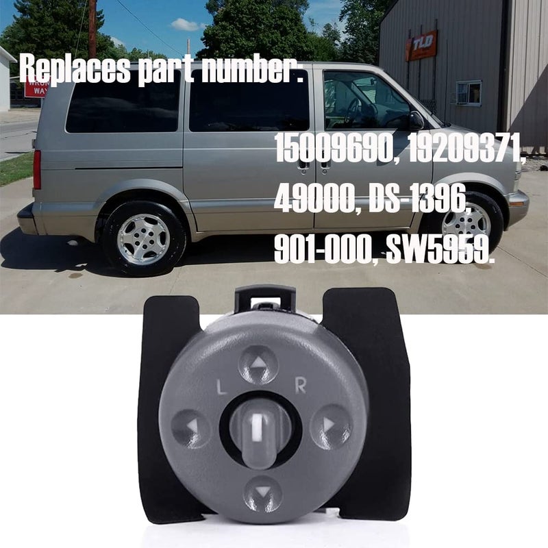 CULMKARI Power Mirror Control Switch LH Driver Side Fits for Chevy Astro GMC Suburban Replaces 15009690, 19209371, 901-000 - Image 3