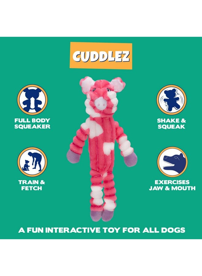 Pet Factory Shake & Squeak Cuddlez Plush Dog Toy, Randomly Selected - Pig OR Unicorn, One Size - Image 5