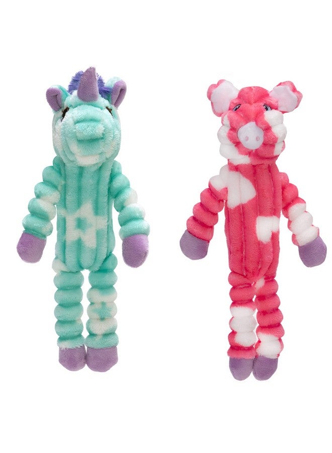 Pet Factory Shake & Squeak Cuddlez Plush Dog Toy, Randomly Selected - Pig OR Unicorn, One Size - Image 1