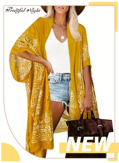 Kimonos for Women Swimsuit Coverups Beach Cover Up Swimwear Cardigan Summer