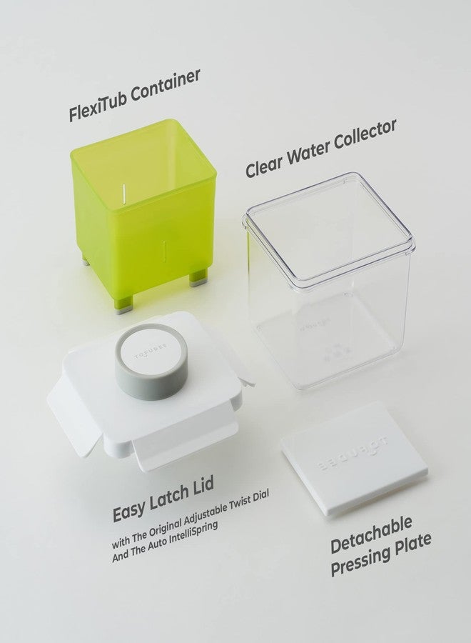 TOFUDEE Tofu Press for Vegan - Dishwasher Safe & BPA Free Tofu Presser that Swiftly Drains Water from Soft, Firm, Extra Firm & Organic Tofu Without Crack in just 15-20min - Enhanced Flavor & Texture - Image 3