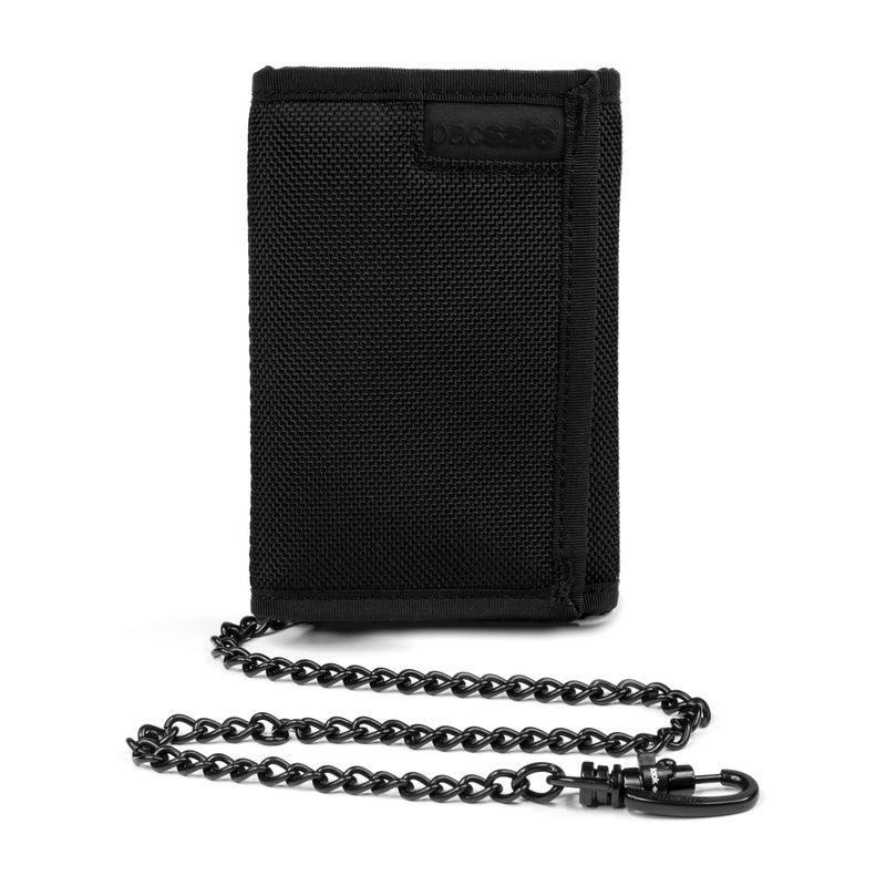 PacSafe Rfidsafe Z50 Rfid Blocking Tri-fold Black Travel Wallet, Black - Image 1