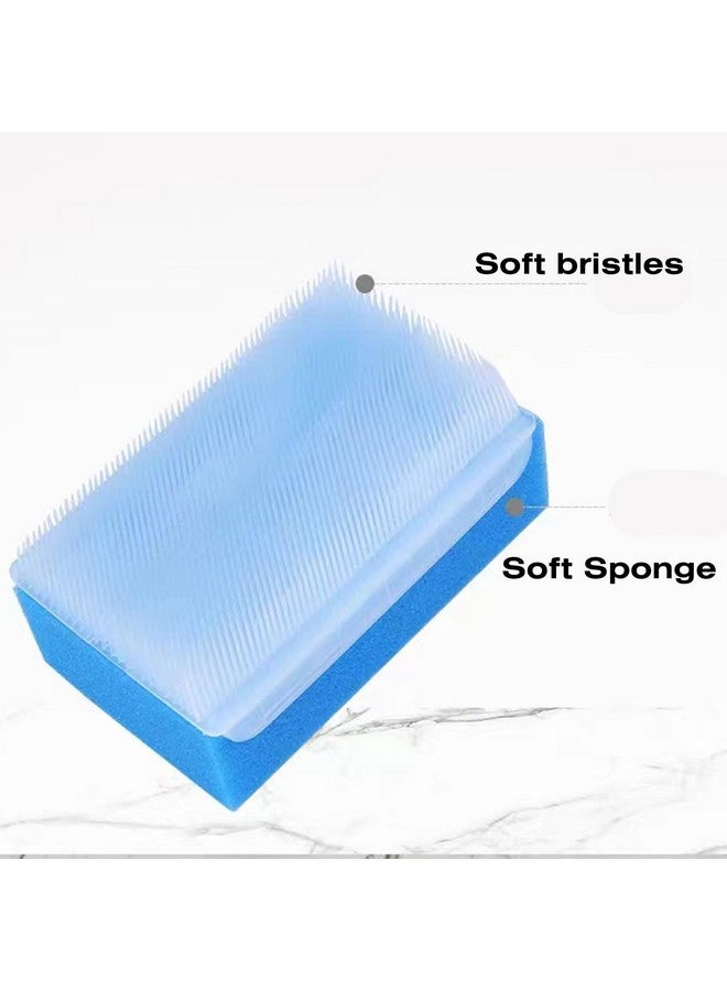 MR LION Baby Bath Sponges for Newborns - Baby Cradle Cap Brush - Cradle Cap Comb for Babies (Pack of 6) (Mixed Color B) - Image 2