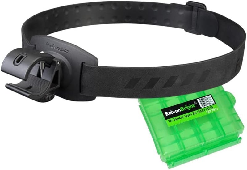 Fenix ALD05 Universal Helmet Flashlight Holder Bundle with EdisonBright Accessory case - Image 1