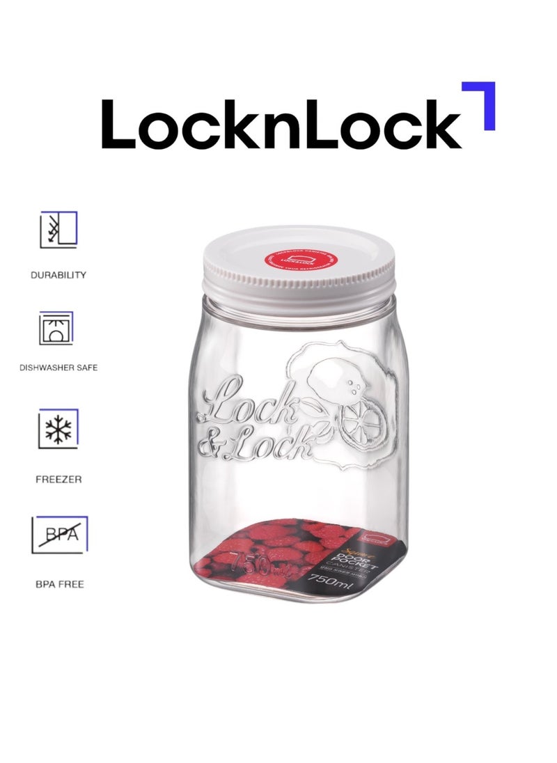 LOCK & LOCK LocknLock 750ml Door Pocket Canister – BPA-Free Food Container with Silicone Seal for Freshness  - Image 1