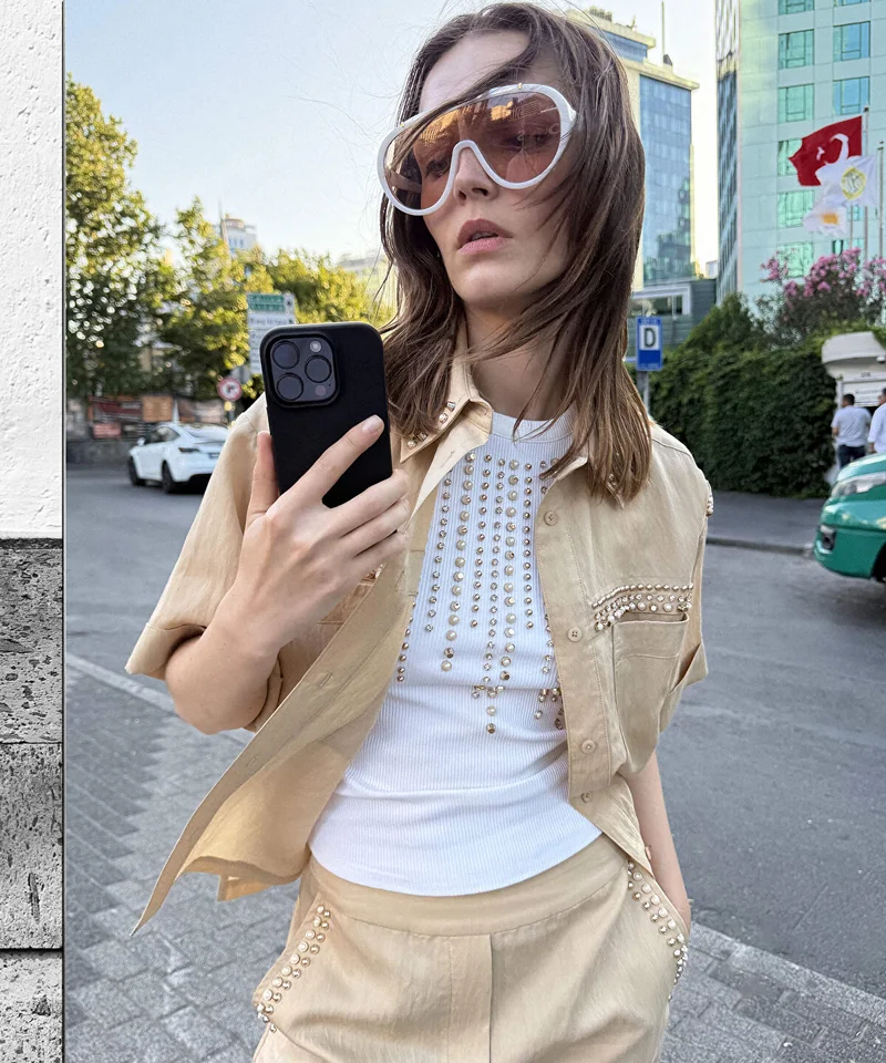 ابيكول Embellished Tank Top